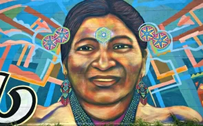 Graffiti indígena colombiano