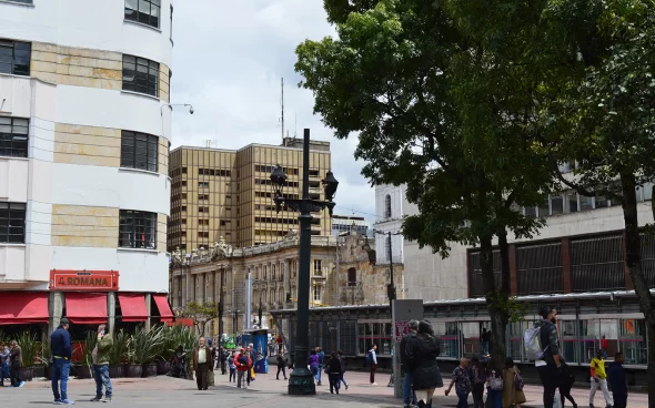 Caminata por el centro de Bogotá