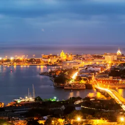 Cartagena Colombia at night