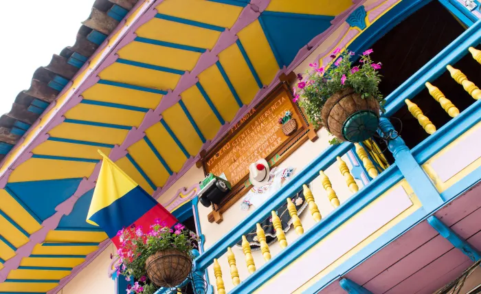 Casa típica cafetera en Filandia