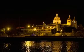 Ciudad amurallada en Cartagena Colombia