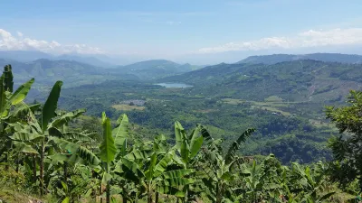 Panoramic view of the Marsella countryside