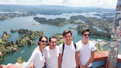 Vista de embalse Guatapé