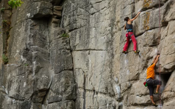 Suesca rock climbing
