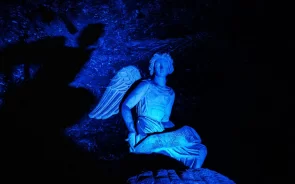 Escultura de ángel