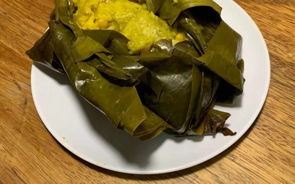Gastronomía tamal santafereño
