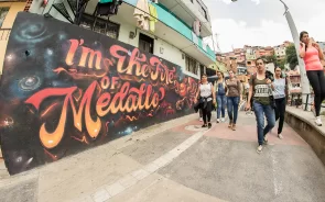 Graffiti en Medellín