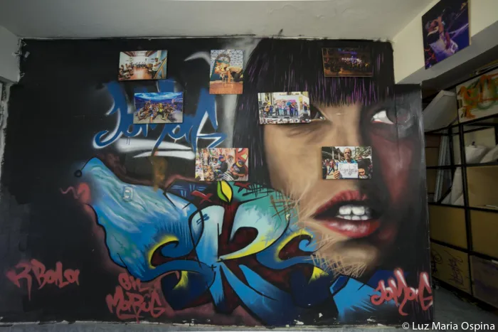 Grafiti en la comuna 13 de Medellín