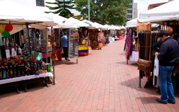 Colombian crafts in Bogota