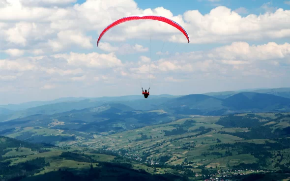 Parapente en Sopó cerca a Bogotá