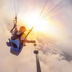 Parapente en Sopó cerca a Bogotá