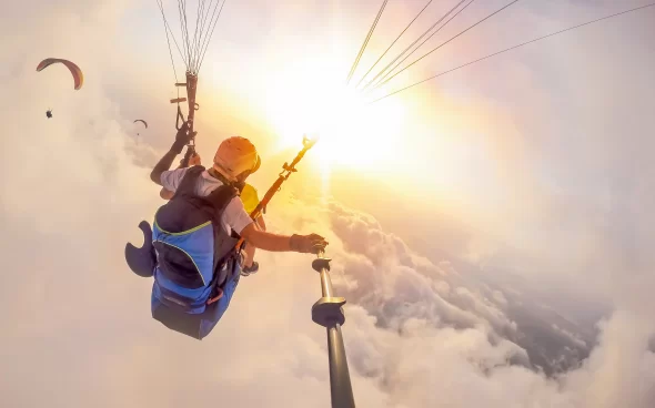 Parapente en Sopó cerca a Bogotá