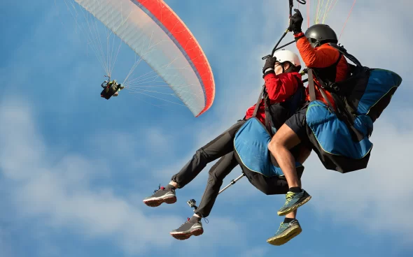 Parapente en Sopó cerca a Bogotá