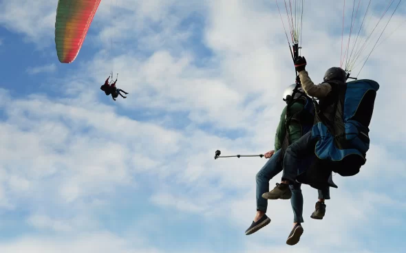 Parapente en Sopó cerca a Bogotá