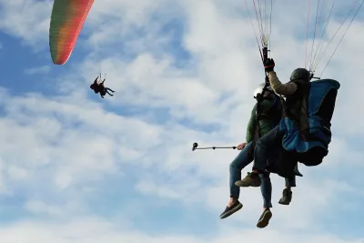 Diversión en parapente