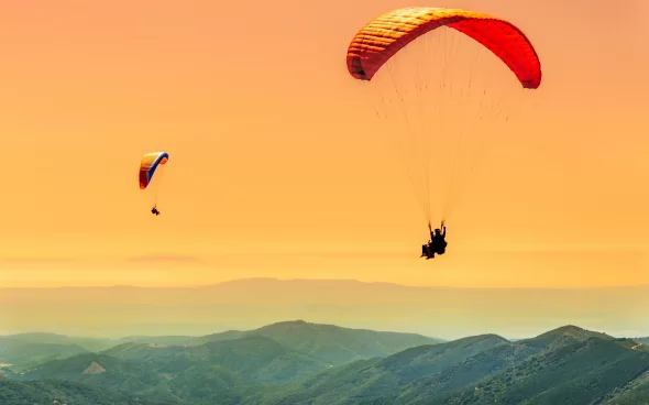 Parapente en Sopó cerca a Bogotá