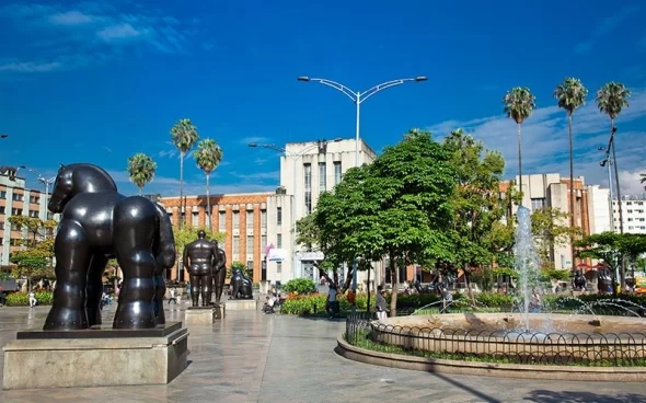 Botero square in Mdellín