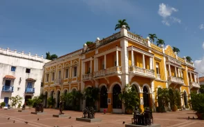 Plaza San Pedro Claver en Cartagena