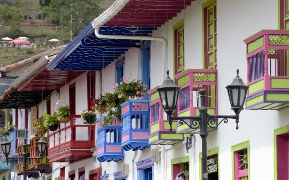 Pueblo Salento en el eje cafetero