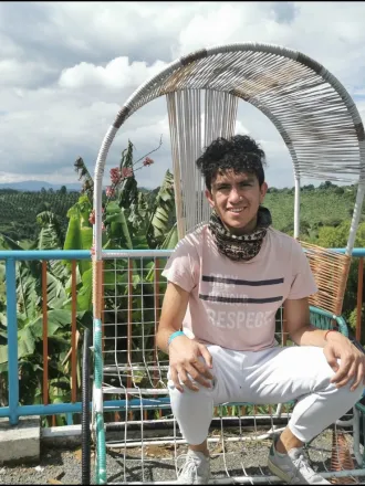 Tourist guide Sebastián Giraldo