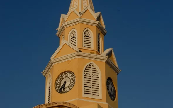 Torre del reloj de Cartagena Colombia