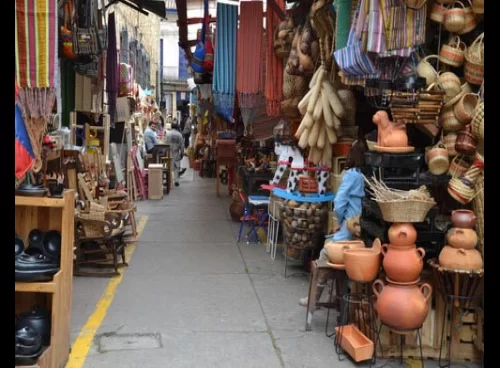 Colombian crafts in Bogota