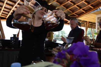 Preparación de café