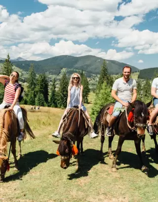 Cabalgata en Tabio cerca a Bogotá