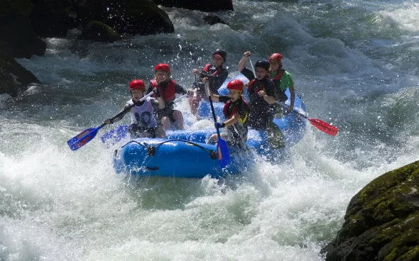 Tour de rafting en Tobia
