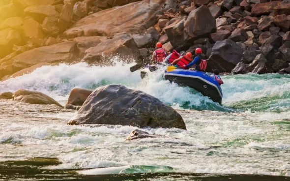 Tour de rafting en Tobia