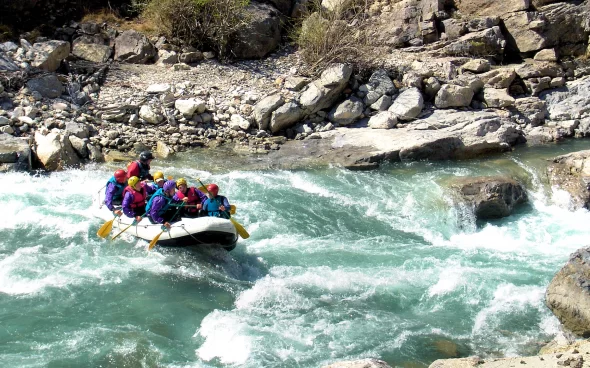 Tour de rafting en Tobia