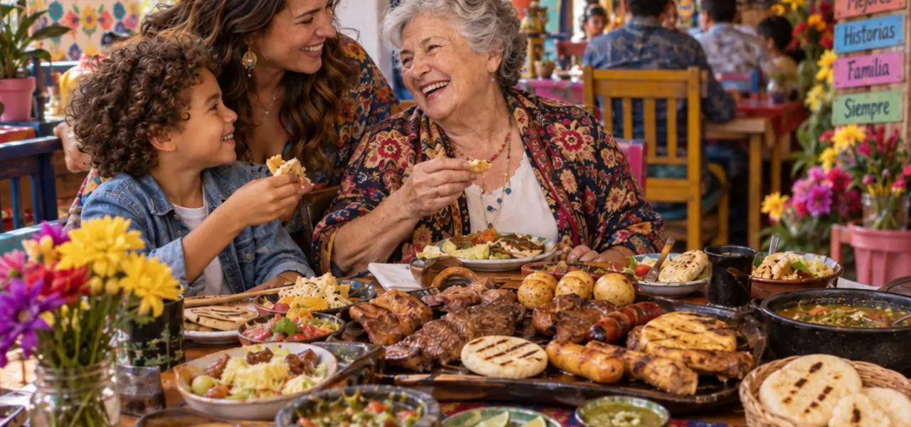 Familia de Foodies en tour gastronómico por Bogotá