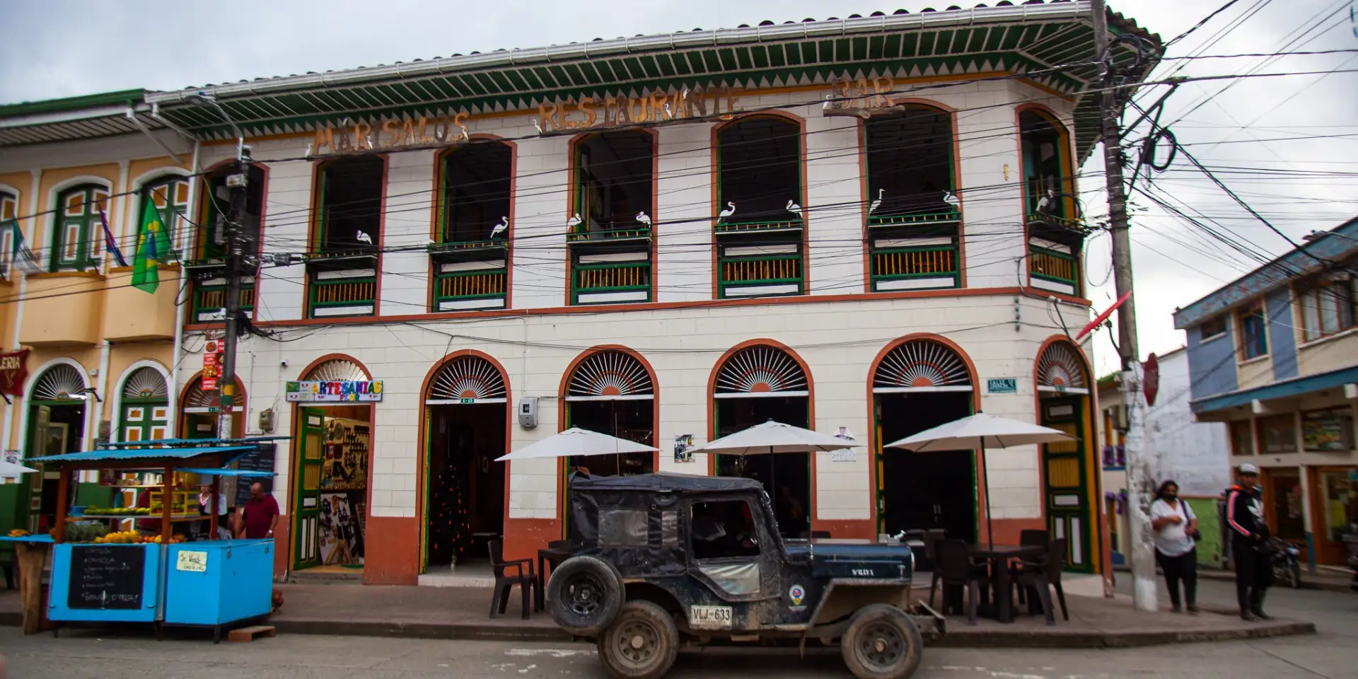 Coffee farm in Armenia Colombia