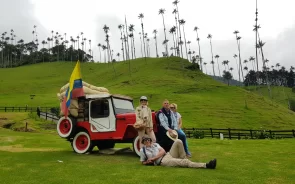 Tourists in Cocora Valley