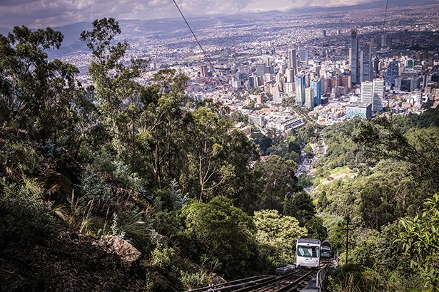 View of Bogota from Monserrate
