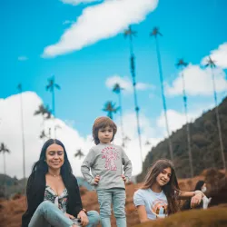 Turistas en el Valle de Cocora