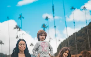 Turistas en el Valle de Cocora