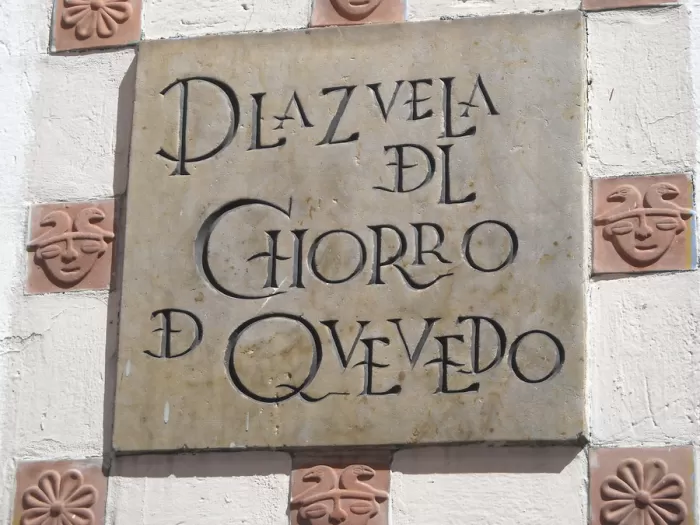 Placa Chorro de Quevedo