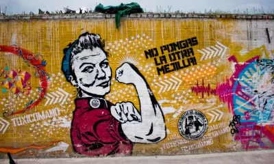 Protest graffiti
