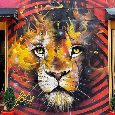Vibrant graffiti