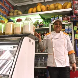 Comida colombiana en tour gastronómico