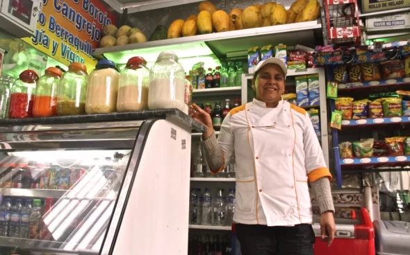 Comida colombiana en tour gastronómico